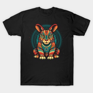 Stand Out with Our Vibrant Zodiac Tiger Design | Ignite Your Courage T-Shirt